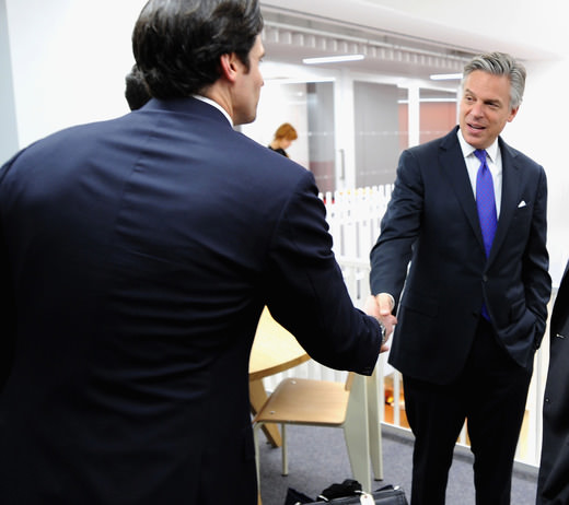 Former Ambassador and Governor Jon Huntsman Visits GLG (Gerson Lehrman Group)