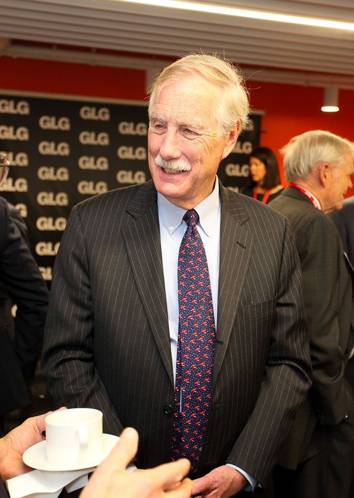 Maine Senator Angus King Visits GLG Headquarters