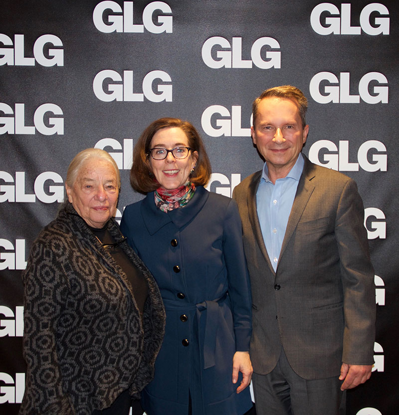Oregon Governor Kate Brown Visits GLG NY